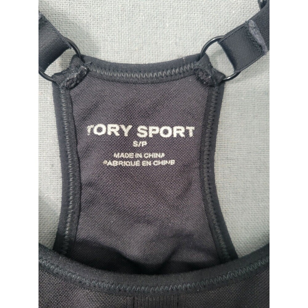 TORY BURCH Seamless Adjustable sports Bra Black  Small - Picture 5 of 6